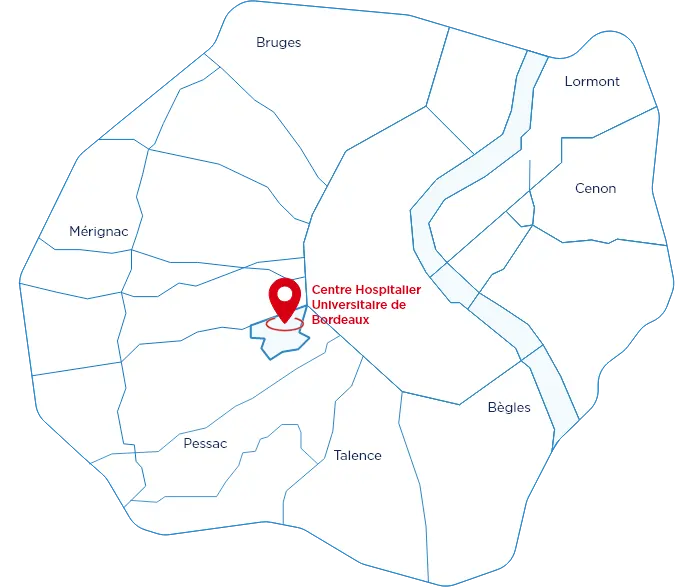 Carte contact UroCCR à Bordeaux